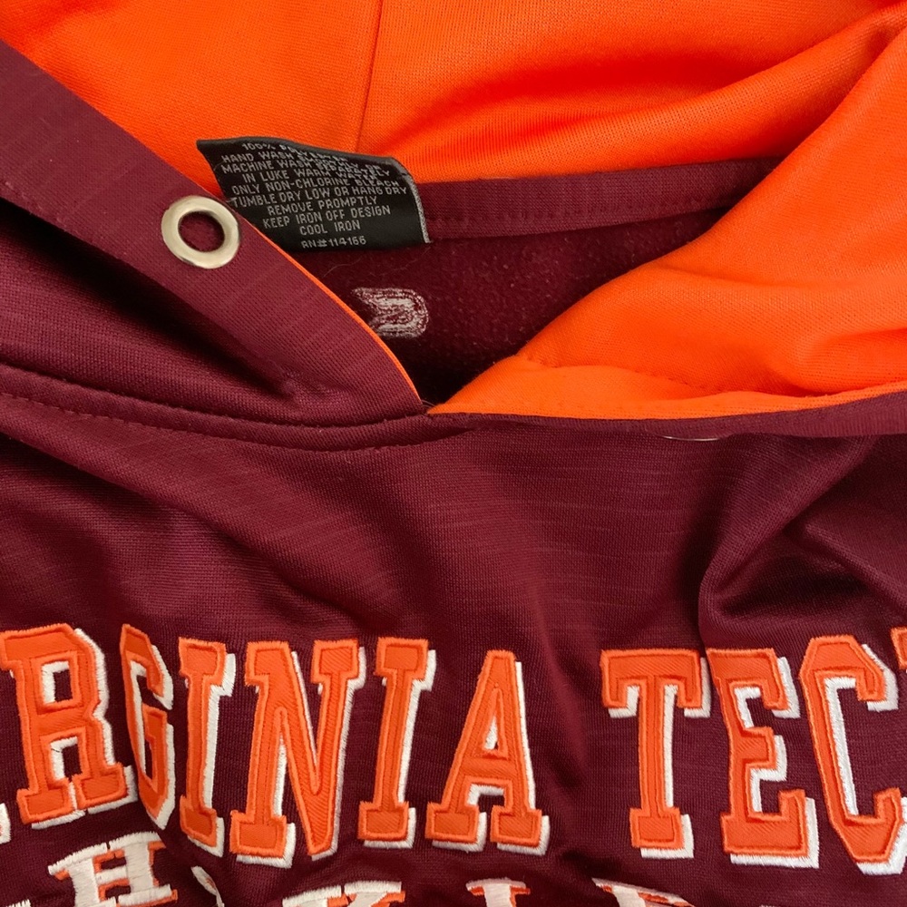 MENS Virginia Tech Hoodie Size Large - Picture 11 of 12